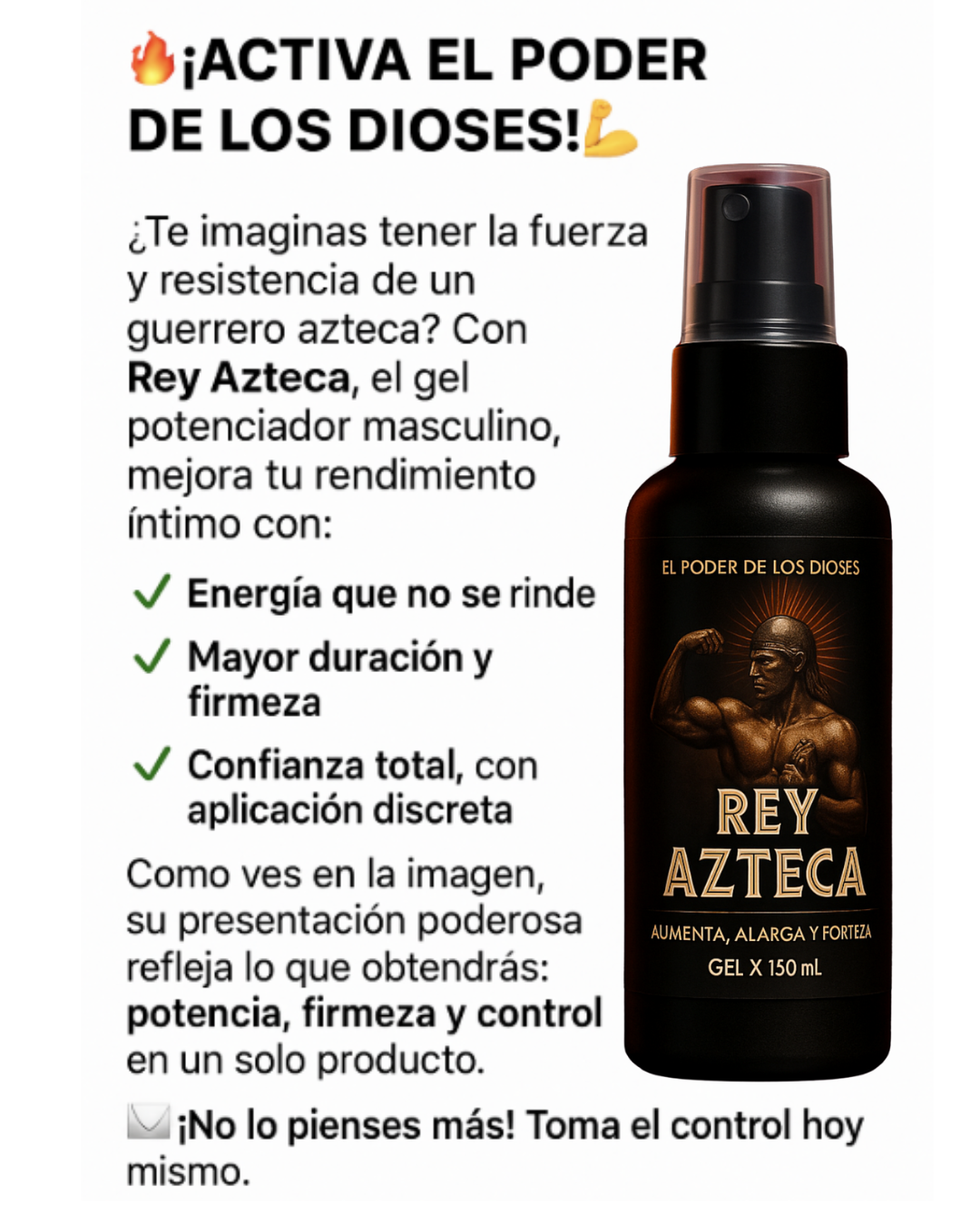 Rey Azteca ⚔️|Tratamiento Masculino de Alto Impacto