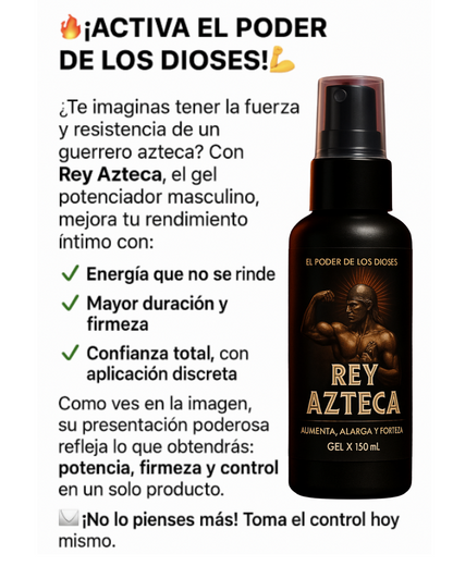 Rey Azteca ⚔️|Tratamiento Masculino de Alto Impacto